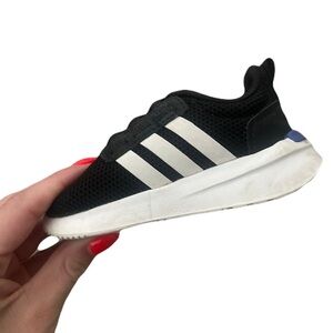 Adidas Kids Black and White Sneakers